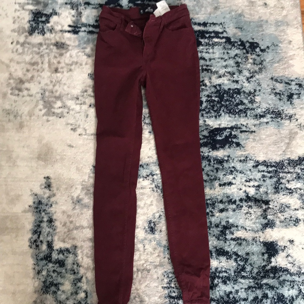 High rise super skinny jeans